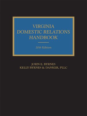 cover image of Virginia Domestic Relations Handbook